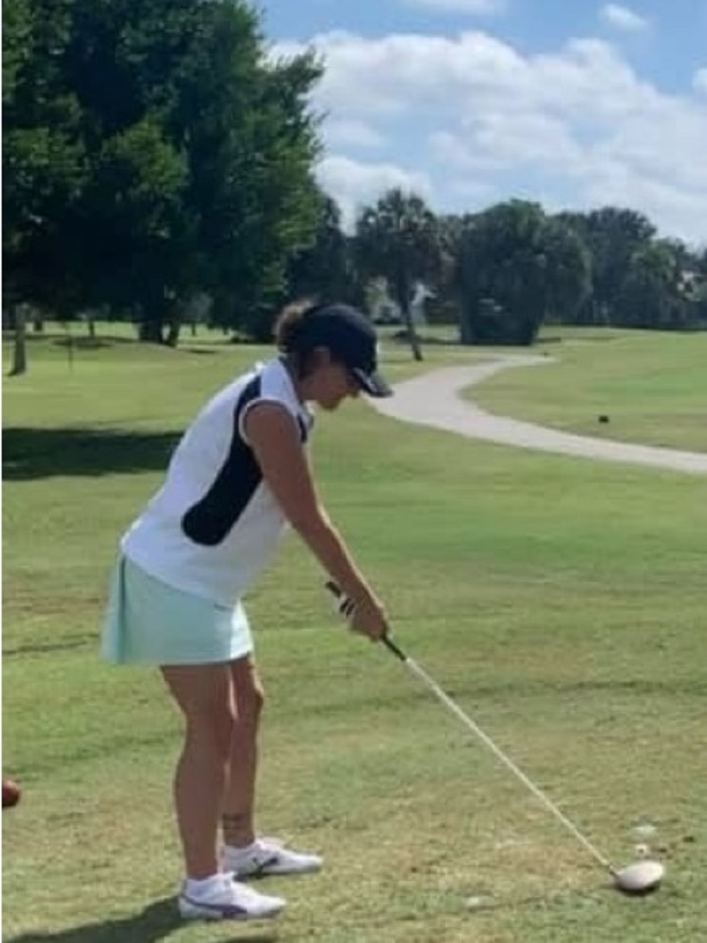 Nike Mint Green Performance Golf Skort
